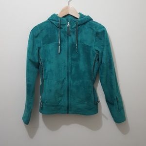 Marmot Green Fuzzy Hooded Jacket